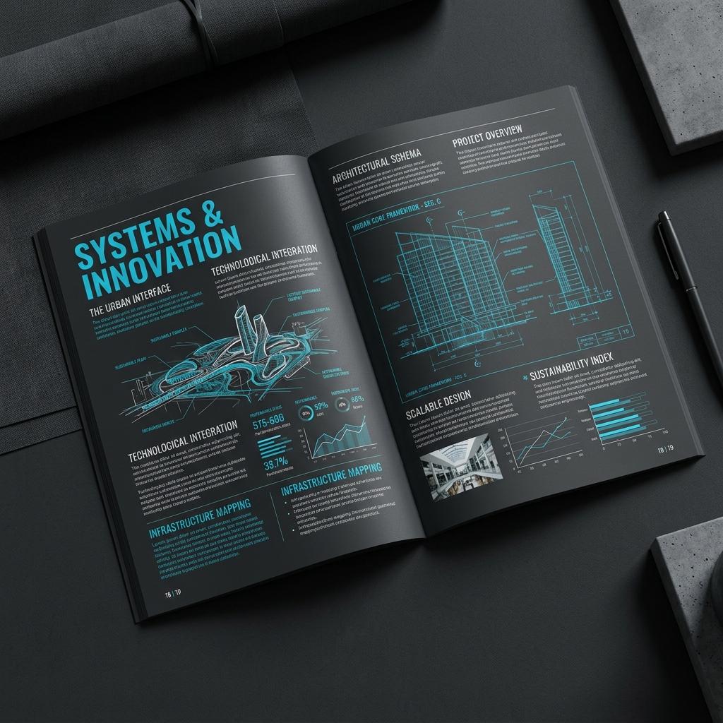 Annual Report Design Print Layout
